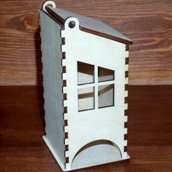 Intra απο ξύλο plywood 3mm-4mm πάχος – Tea House Tea Bag Organizer 20x25 cm INTRAVECTRY-MY557793 - Image 1