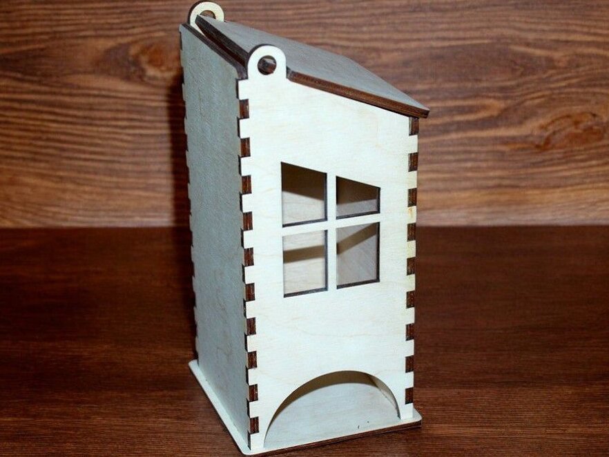 Intra απο ξύλο plywood 3mm-4mm πάχος – Tea House Tea Bag Organizer 30x35 cm INTRAVECTRY-MY542331