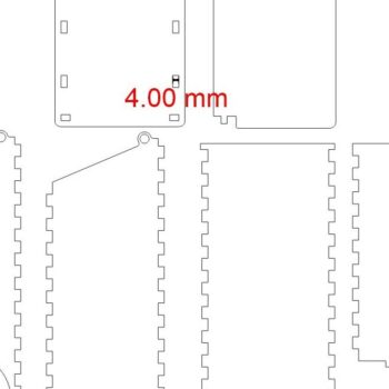 Intra απο ξύλο plywood 3mm-4mm πάχος – Tea House Tea Bag Organizer 20x25 cm INTRAVECTRY-MY557793 - Image 3