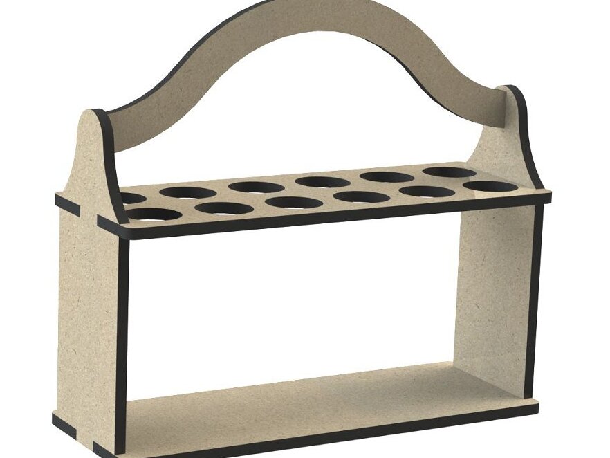 Intra απο ξύλο plywood 3mm-4mm πάχος – Σχάρα μπαχαρικών με λαβή 25x25 cm INTRAVECTRY-MY543273