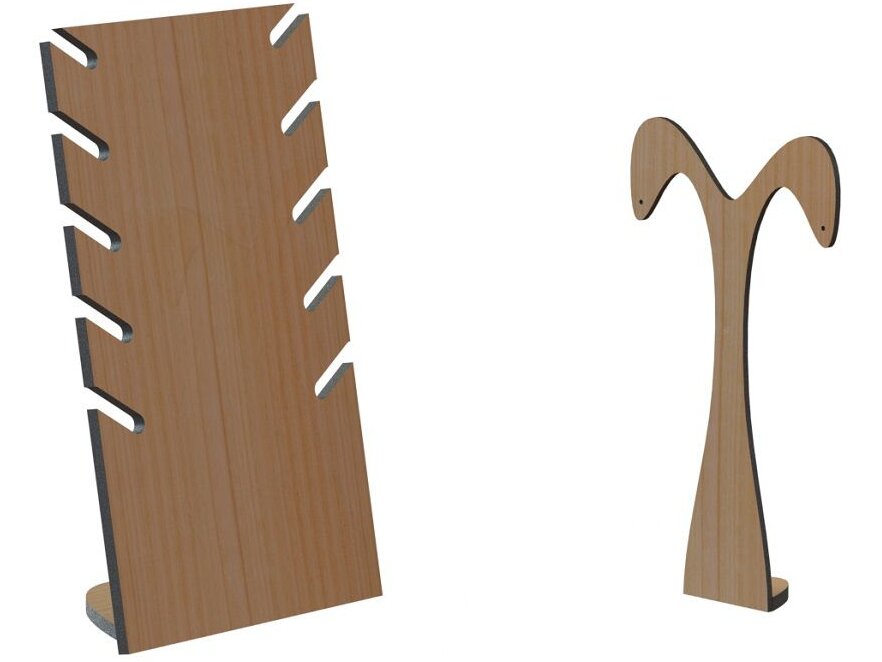 Intra απο ξύλο plywood 3mm-4mm πάχος – Κολιέ Σκουλαρίκια Κοσμήματα Βάση επίδειξης 45x50 cm INTRAVECTRY-MY546453