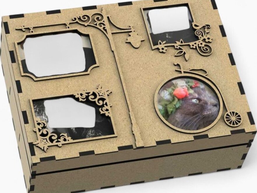 Intra απο ξύλο plywood 3mm-4mm πάχος – Κουτιά κοσμημάτων με θήκες 30x35 cm INTRAVECTRY-MY551416