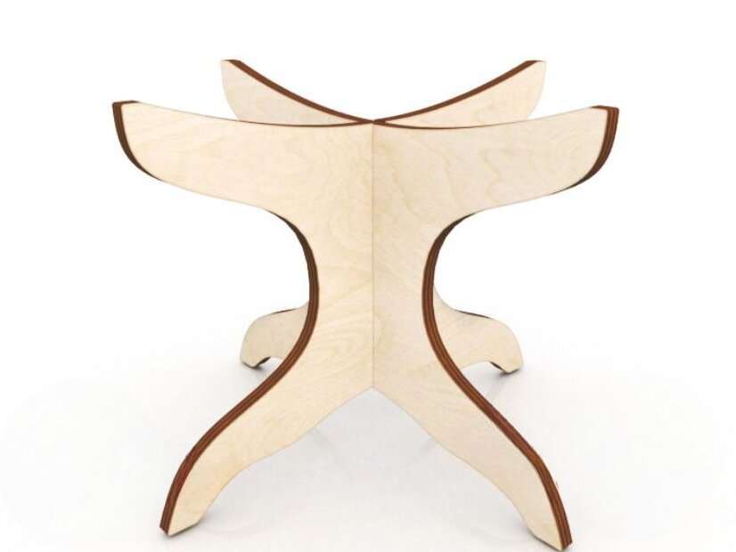 Intra απο ξύλο plywood 3mm-4mm πάχος – Ξύλινο Hot Pot Stand 40x45 cm INTRAVECTRY-MY546651