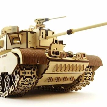 Intra απο ξύλο plywood 3mm-4mm πάχος – Στρατιωτικό 3D ξύλινο μοντέλο τανκ 20x25 cm INTRAVECTRY-MY553624 - Image 2