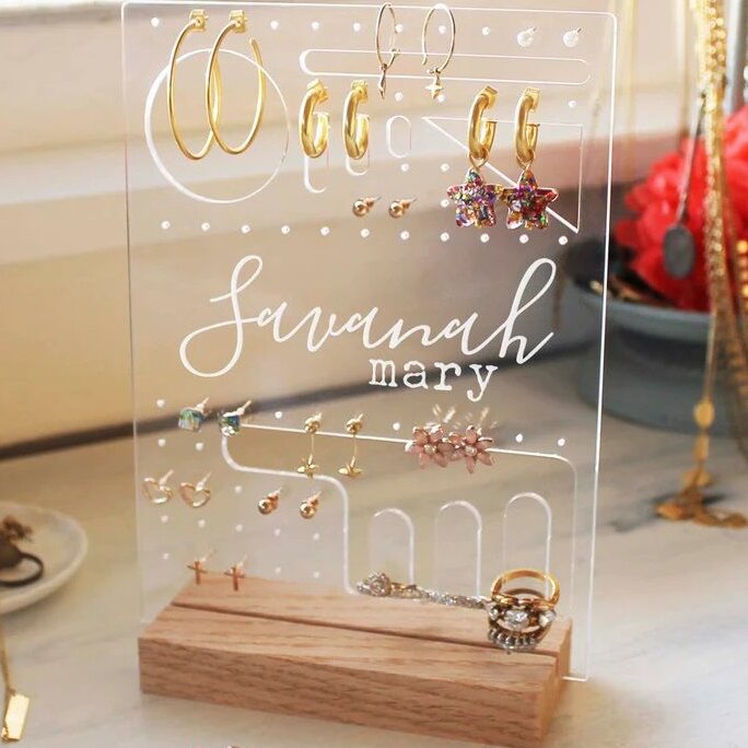 Intra απο ξύλο plywood 3mm-4mm πάχος – Ακρυλική βάση επίδειξης κοσμημάτων 30x35 cm INTRAVECTRY-MY542389 INTRAVECTRY-MY542389