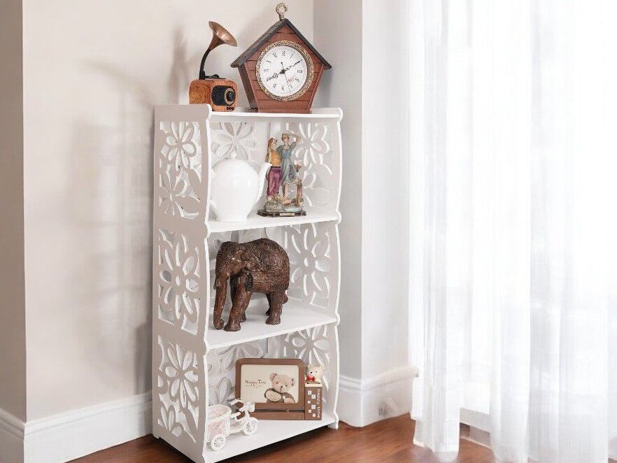 Intra απο ξύλο plywood 3mm-4mm πάχος – Τραπεζάκι 3 επιπέδων με ράφι αποθήκευσης 50x60 cm INTRAVECTRY-MY542454