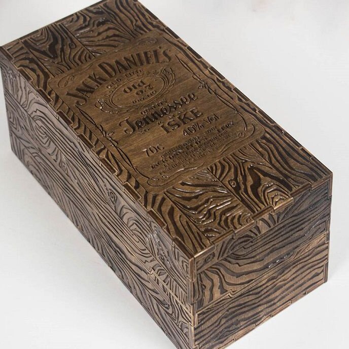 Intra απο ξύλο plywood 3mm-4mm πάχος – Ξύλινο ξύλο κουτιού συσκευασίας μπουκαλιών ουίσκι 45x50 cm INTRAVECTRY-MY542489