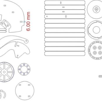 Intra απο ξύλο plywood 3mm-4mm πάχος – Πολυβόλο Minibar Μπουκάλι και Γυάλινη Θήκη 40x45 cm INTRAVECTRY-MY547187 - Image 5