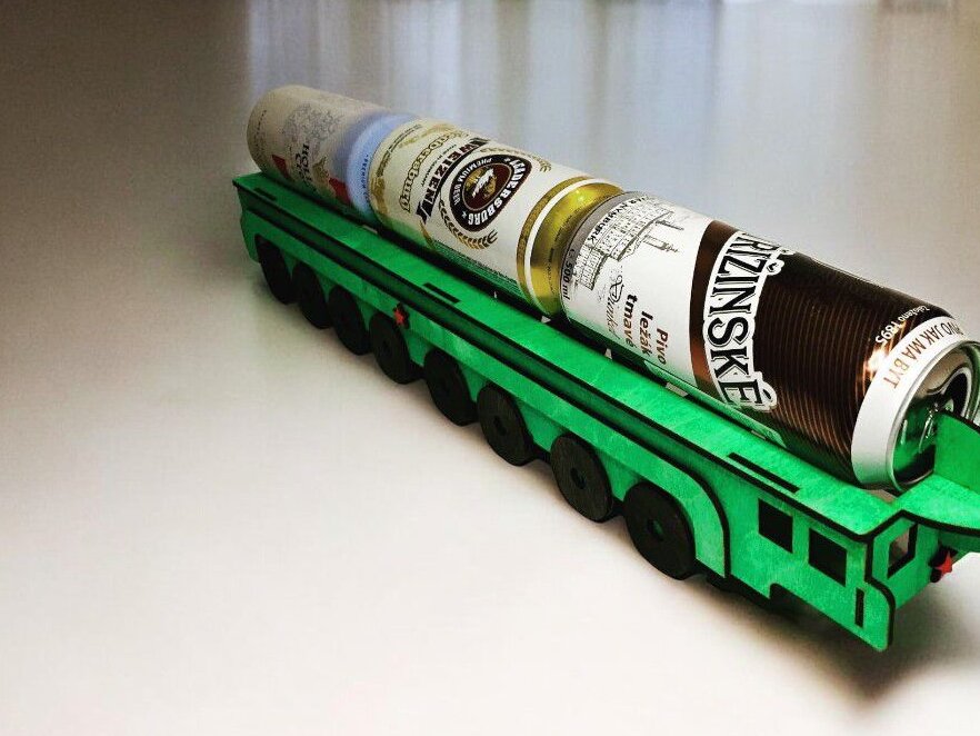 Intra απο ξύλο plywood 3mm-4mm πάχος – Βαλλιστικός πύραυλος θήκης μπύρας 50x60 cm INTRAVECTRY-MY547196