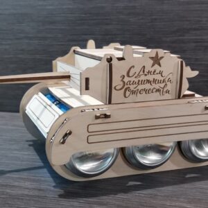 Intra απο ξύλο plywood 3mm-4mm πάχος – Ξύλινη δεξαμενή για μπύρα Δώρο για αυτόν στις 23 Φεβρουαρίου 15x15 cm INTRAVECTRY-MY544400