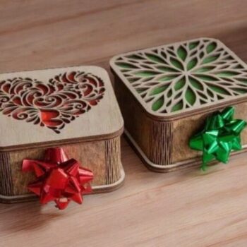 Intra απο ξύλο plywood 3mm-4mm πάχος – Διακοσμητικό ξύλινο κουτί δώρου για αυτήν 15x20 cm INTRAVECTRY-MY542548 - Image 1