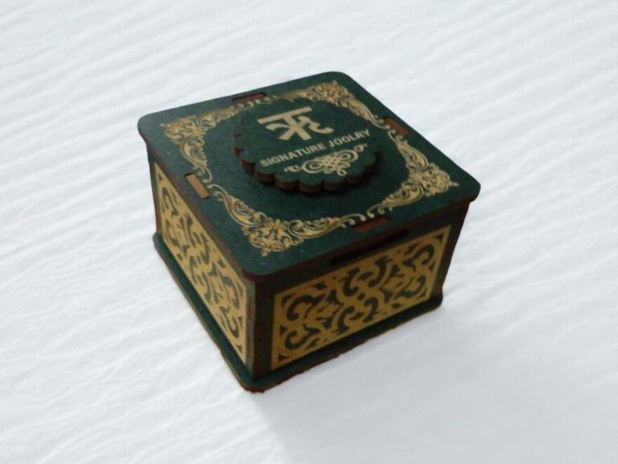 Intra απο ξύλο plywood 3mm-4mm πάχος – Ξύλινο κουτί κοσμημάτων 20x20 cm INTRAVECTRY-MY543180