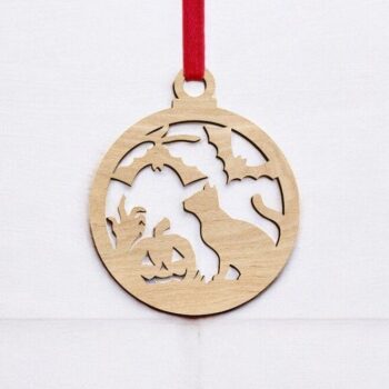 Intra απο ξύλο plywood 3mm-4mm πάχος – Μπιχλιμπίδι για το Halloween 15x20 cm INTRAVECTRY-MY553128 - Image 2