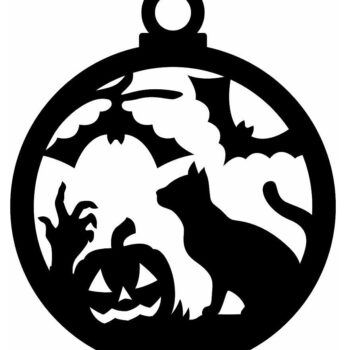 Intra απο ξύλο plywood 3mm-4mm πάχος – Μπιχλιμπίδι για το Halloween 15x20 cm INTRAVECTRY-MY553128 - Image 3