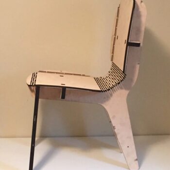 Intra απο ξύλο plywood 3mm-4mm πάχος – Καρέκλα με ζωντανούς μεντεσέδες 40x45 cm INTRAVECTRY-MY543015 - Image 3