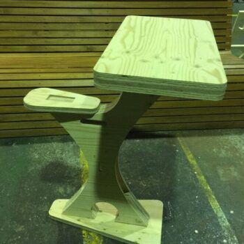 Intra απο ξύλο plywood 3mm-4mm πάχος – ξύλο όρθιας καρέκλας και τραπεζιού κύκνου 12x15 cm INTRAVECTRY-MY554664 - Image 1