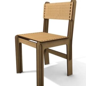 Intra απο ξύλο plywood 3mm-4mm πάχος – Απλή καρέκλα από κόντρα πλακέ Groove 15x20 cm INTRAVECTRY-MY554671