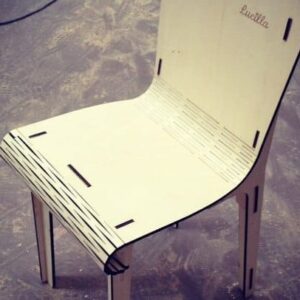 Intra απο ξύλο plywood 3mm-4mm πάχος – ξύλο καρέκλας Lucilla από κόντρα πλακέ 25x30 cm INTRAVECTRY-MY554681