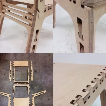 Intra απο ξύλο plywood 3mm-4mm πάχος – ξύλο καρέκλας Gustaf από κόντρα πλακέ 25x30 cm INTRAVECTRY-MY554682 - Image 3