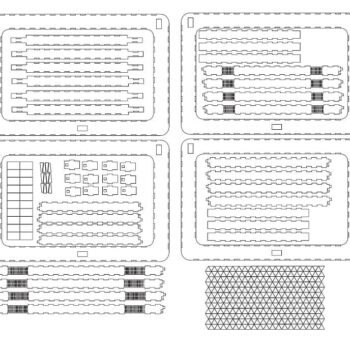 Intra απο ξύλο plywood 3mm-4mm πάχος – ξύλο καρέκλας επίπεδης συσκευασίας από κόντρα πλακέ 10x10 cm INTRAVECTRY-MY554683 - Image 4