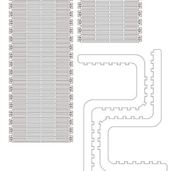 Intra απο ξύλο plywood 3mm-4mm πάχος – Κομψή λίμα καρέκλας μεντεσέδων Living 15x15 cm INTRAVECTRY-MY554689 - Image 4