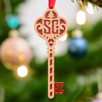Intra απο ξύλο plywood 3mm-4mm πάχος – Santa Magic Key 20x25 cm INTRAVECTRY-MY560131 - Image 2