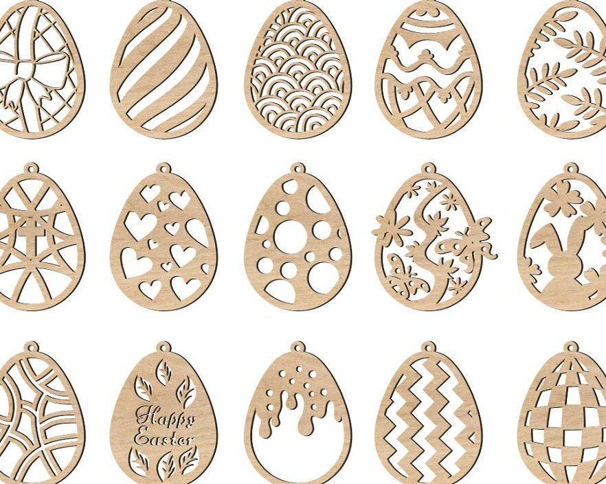 Intra απο ξύλο plywood 3mm-4mm πάχος – Ξύλινο πασχαλινό στολίδι για κρεμαστό αυγό 25x30 cm INTRAVECTRY-MY542630