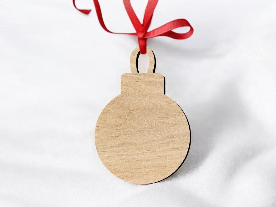 Intra απο ξύλο plywood 3mm-4mm πάχος – Ημιτελές ξύλινο χριστουγεννιάτικο στολίδι 12x15 cm INTRAVECTRY-MY542798