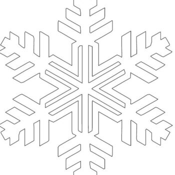 Intra απο ξύλο plywood 3mm-4mm πάχος – Χριστουγεννιάτικη διακόσμηση Νιφάδα χιονιού 20x25 cm INTRAVECTRY-MY543458 - Image 2