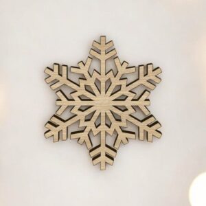 Intra απο ξύλο plywood 3mm-4mm πάχος – Ξύλινο Χαλδαίο παιχνίδι Χριστουγεννιάτικου Δέντρου 10x10 cm INTRAVECTRY-MY553929