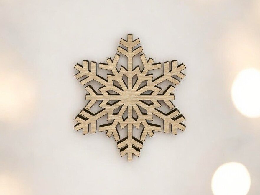 Intra απο ξύλο plywood 3mm-4mm πάχος – Ξύλινο Χαλδαίο παιχνίδι Χριστουγεννιάτικου Δέντρου 30x35 cm INTRAVECTRY-MY542809