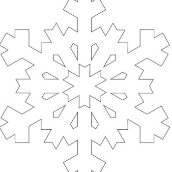 Intra απο ξύλο plywood 3mm-4mm πάχος – Ημιτελές σχήμα αποκοπής νιφάδας χιονιού από ξύλο 10x10 cm INTRAVECTRY-MY549615 - Image 2