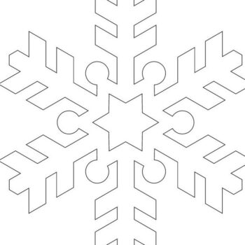 Intra απο ξύλο plywood 3mm-4mm πάχος – Ξύλινη χειροτεχνία με νιφάδα χιονιού 20x25 cm INTRAVECTRY-MY550376 - Image 2