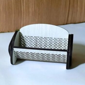 Intra απο ξύλο plywood 3mm-4mm πάχος – Ξύλινη θήκη επισκεπτηρίου για γραφείο 20x20 cm INTRAVECTRY-MY544551 - Image 3