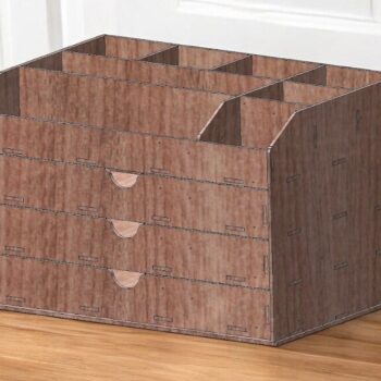 Intra απο ξύλο plywood 3mm-4mm πάχος – Κουτιά αποθήκευσης Συρταριέρα 15x15 cm INTRAVECTRY-MY547214 - Image 1