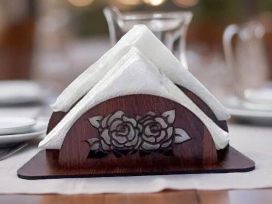 Intra απο ξύλο plywood 3mm-4mm πάχος – Ορθογώνια θήκη χαρτιού 40x40 cm INTRAVECTRY-MY543438