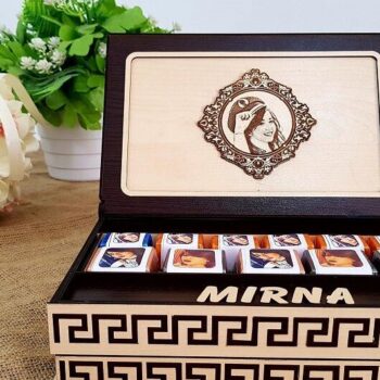 Intra απο ξύλο plywood 3mm-4mm πάχος – Διακοσμητικό κουτί δώρου σοκολάτας 40x40 cm INTRAVECTRY-MY551937 - Image 3