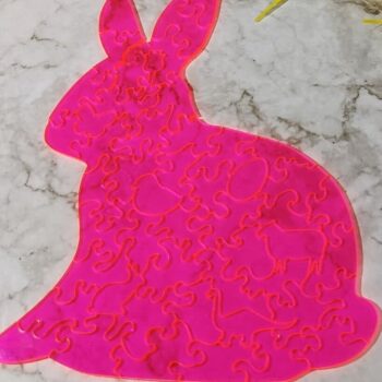 Intra απο ξύλο plywood 3mm-4mm πάχος – Παζλ Rabbit 40x40 cm INTRAVECTRY-MY542900 - Image 1