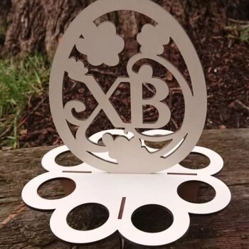 Intra απο ξύλο plywood 3mm-4mm πάχος – Πασχαλινό αυγό Organizer XB Egg Stand Decor File 50x60 cm INTRAVECTRY-MY552401 - Image 1