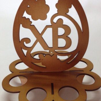 Intra απο ξύλο plywood 3mm-4mm πάχος – Πασχαλινό αυγό Organizer XB Egg Stand Decor File 50x60 cm INTRAVECTRY-MY552401 - Image 2