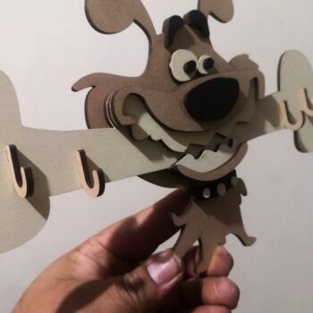 Intra απο ξύλο plywood 3mm-4mm πάχος – ξύλο κρεμάστρας κλειδιού για σκύλο 30x35 cm INTRAVECTRY-MY542950 - Image 2
