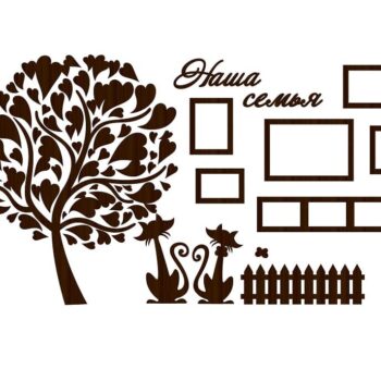 Intra απο ξύλο plywood 3mm-4mm πάχος – ξύλο κορνίζας Peacock Tree 40x45 cm INTRAVECTRY-MY542981 - Image 3