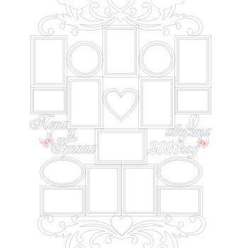 Intra απο ξύλο plywood 3mm-4mm πάχος – ξύλο κορνίζας για μεγάλο οικογενειακό κολάζ 15x20 cm INTRAVECTRY-MY554977 - Image 2