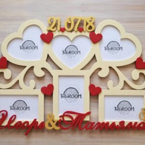 Intra απο ξύλο plywood 3mm-4mm πάχος – ξύλο κορνίζας κολάζ γάμου 50x60 cm INTRAVECTRY-MY542991