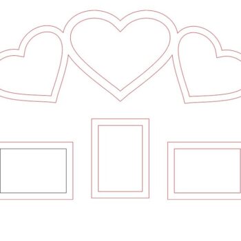 Intra απο ξύλο plywood 3mm-4mm πάχος – ξύλο κορνίζας κολάζ γάμου 50x60 cm INTRAVECTRY-MY542991 - Image 5