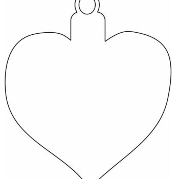 Intra απο ξύλο plywood 3mm-4mm πάχος – Κενό χριστουγεννιάτικο στολίδι καρδιάς 20x25 cm INTRAVECTRY-MY549914 - Image 4