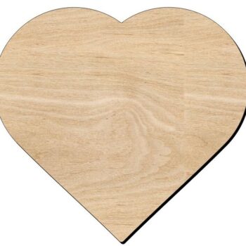 Intra απο ξύλο plywood 3mm-4mm πάχος – Φυσικό ημιτελές ξύλινο κούφωμα καρδιάς για το ξύλο δημιουργικών χόμπι 12x15 cm INTRAVECTRY-MY543962 - Image 1