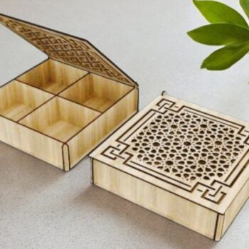 Intra απο ξύλο plywood 3mm-4mm πάχος – Διακοσμητικό ξύλινο κουτί δώρου 25x30 cm INTRAVECTRY-MY544610 - Image 3