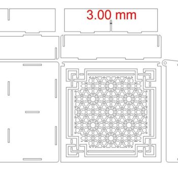 Intra απο ξύλο plywood 3mm-4mm πάχος – Διακοσμητικό ξύλινο κουτί δώρου 25x30 cm INTRAVECTRY-MY544610 - Image 4