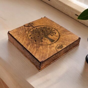 Intra απο ξύλο plywood 3mm-4mm πάχος – Ξύλινο κουτί άλμπουμ φωτογραφιών 40x45 cm INTRAVECTRY-MY543108 - Image 1